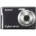 Sony Cybershot DSCW80 7.2MP Digital Camera with 3x Optical Zoom and Super Steady Shot (Black)