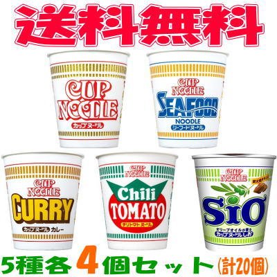 日清　カップヌードル　5種　各4個セット（計20個）