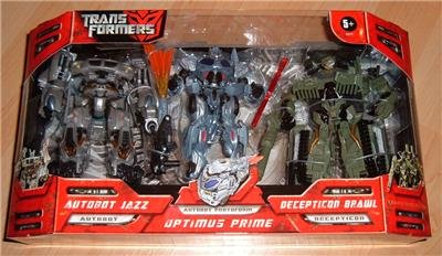 Childrens Toyshop  Toys : Transformers - Deception, Autobot Jas and Optimus Prime Triple pack [Toy]