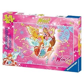 Ravensburger - Puzzle 24 pi�ces - Winx : Flora, Aisha, Bloom et Stella