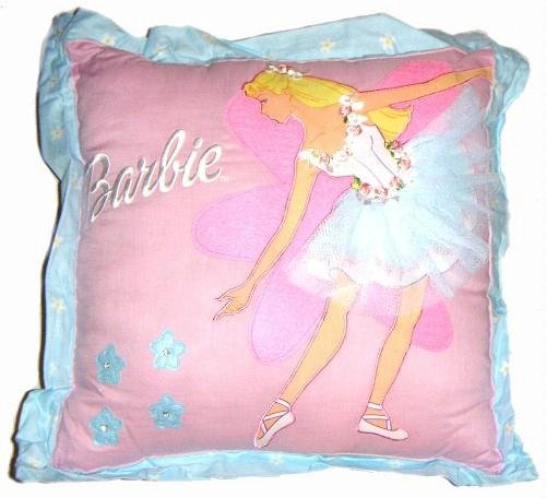 Barbie Doll Ballerina 16 Inch Square Decor Pillow