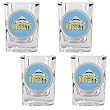 Denver Nuggets NBA 4pc Square Shot Glass Set