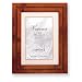 Burl Marquetry 4x6 Photo Frame 9660