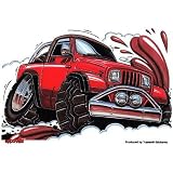 Jeep Wrangler Muddin' Sticker