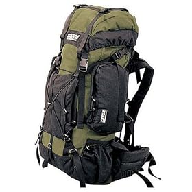 TAIGA International® Traverse Travel & Hiking Back Pack Backpack, Olive, Medium