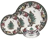 Spode Christmas Tree Grove Twelve 5 Pc Place Settings