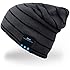 Mydeal Bluetooth Hat Adult Unisex Trendy Soft Warm Knit Slouchy Beanie Skully Hat with Wireless Headphone Headset Speaker Mic Hands-free,Christmas Gift for Winter Outdoor Sport Skiing Snowboard - Gray