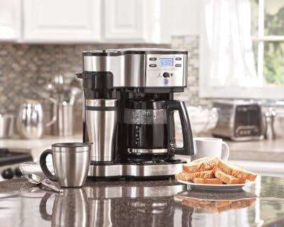 Hamilton Beach Two Way Brewer Single Serve and 12 cup Coffee Maker