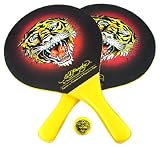 Ed Hardy Tiger PaddleBall Set Paddle Ball Beach Toy