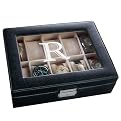 Decorative Watch Holder with Initials "R" - Black&nbsp;