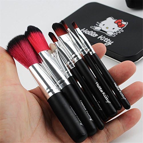teambuckle Powder Foundation Cosmetic Brush Eyeshadow 7pcs/Set Makeup Brushes Tool