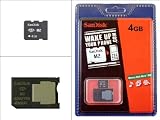 4GB Memory Card Memory Stick Micro M2 Sony Ericsson G502 incl. Pro Duo adapter