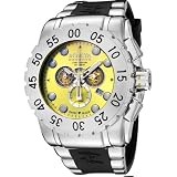 Invicta Mens 6656 Reserve Collection Chronograph Stainless Steel Black Rubber Watch by Invicta