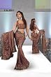 Aatmaja Fancy festival wear designer Georgette Sari with sequence work