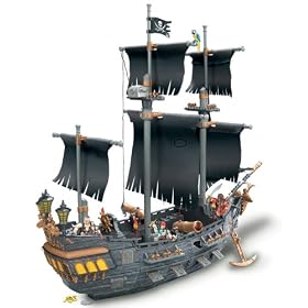 Mega Bloks Pirates of the Caribbean 3 Deluxe Ship -Black Pearl by Mega Brands