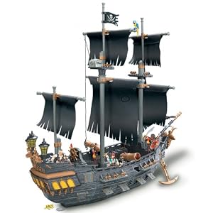 Mega Bloks  Pirates of the Caribbean 3 Deluxe Ship -Black Pearl