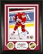 Highland Mint Pavel Datsyuk Autographed Gold Coin Photo Mint