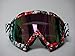 Motocross ATV Dirt Bike Off-road Ski Red Goggles Tinted Lens