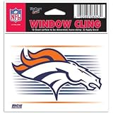 Denver Broncos 3"x3" Window Cling Decal