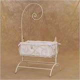 zanzibar cradle antique white