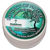 Shea butter body cream with Vitamin E and Cocobutter with Instinct Of Nature fragrance, Natural Hand made Body Cream. Effective Body Moisturiser with Natural oils for Dry Skin 160ml by SheaByNature