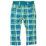 【H28年春物】 GARACH(ギャラッチ) フライススパン格子Pt長丈パンツ 130cm/Bu NO.AH-1612101