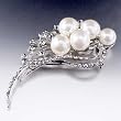 Pearl Swarovski Crystal Brooches & Pins