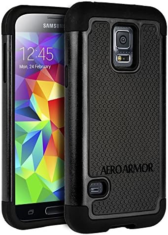 AERO ARMOR Protective Case Samsung Galaxy S5 Mini - Black