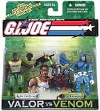Dr. Link Talbot & Cobra Commander GI Joe Venom vs. Valor Action Figures