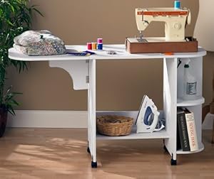 Holly & Martin Lydia White Sewing Table