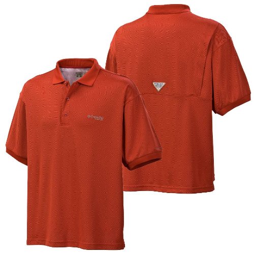 Columbia Men's Perfect Cast Polo, Sail Red, Medium