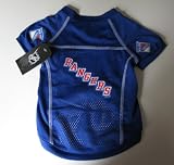 New York Rangers NHL dog pet mesh jersey MD 11-19lbs