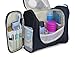 Messi Essentials Hanging Toiletry Bag Travel Kit w/ TSA Approved Squeeze Bottles