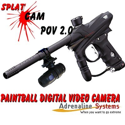 Splat Cam POV 2.0 Paintball Cam – Barrel Mounted Digitial Recording Camera. DVR for use with SD Cards . Fogproof Lens