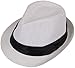 AshopZ Unisex Summer Outdoors Short Brim Straw Fedora Hat