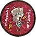 Invader Zim Cartoon Patch - 3 Gir Robot Junk Food Zaa