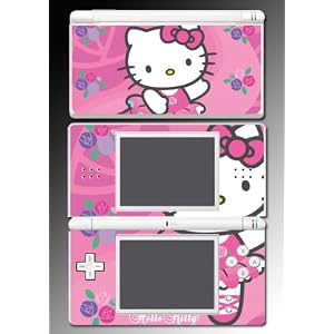 Hello Kitty Cute Pink Princess game Skin #7 Nintendo DS Lite