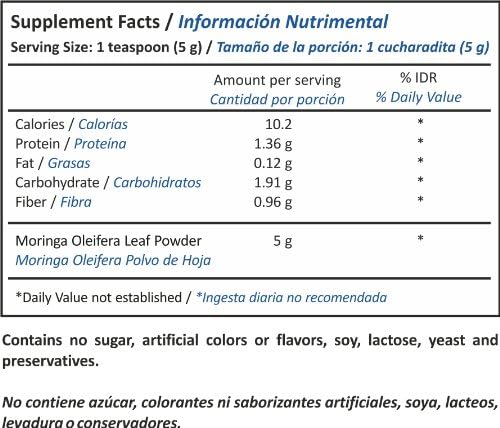 Worlds Choice Products Moringa Leaf Powder 4oz