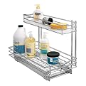 Lynk Professional Kitchen Under-Sink Rollout Double Drawer - 11x21"
