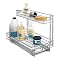 Lynk Professional Kitchen Under-Sink Rollout Double Drawer - 11x21"