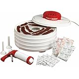 Nesco American Harvest FD-28JX Jerky Xpress Dehydrator Kit with Jerky Gun