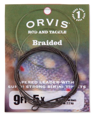 Braided Nylon Leader With 3-5 3X-7X