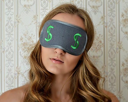 Sleep Mask Dollar Sleeping Mask American Bucks Unisex Eyemask Embroidery Handmade Modern Gift Bedding Accessories M16