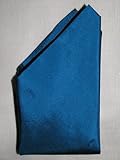 Classic Teal Silk Handkerchief, 100% Silk - by Royal Silk