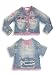 Mish Mish -Toddler Girls Denim Jacket, Indigo, Fuschia
