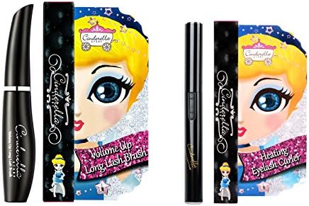 CinderellaStory Season2 2-pcs Makeup Set, Waterproof Fiber Mascara & Heating Eyelash Curler