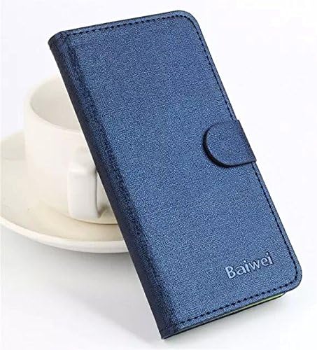 Hicos Painting Leather Case for Sumsung Galaxy A5 2016£¬A510£¬A5100 Cover Flip Case-Blue