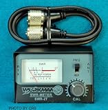 SWR METER for CB Radio Antennas with 3' Jumper cable - Workman SWR2T & CX-3-PL-PL