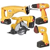 Tornado Tools 4-In-1 21.6V Tool Kit