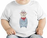 Sailor dog オーガニックベビーTシャツ 12 - 18 Months